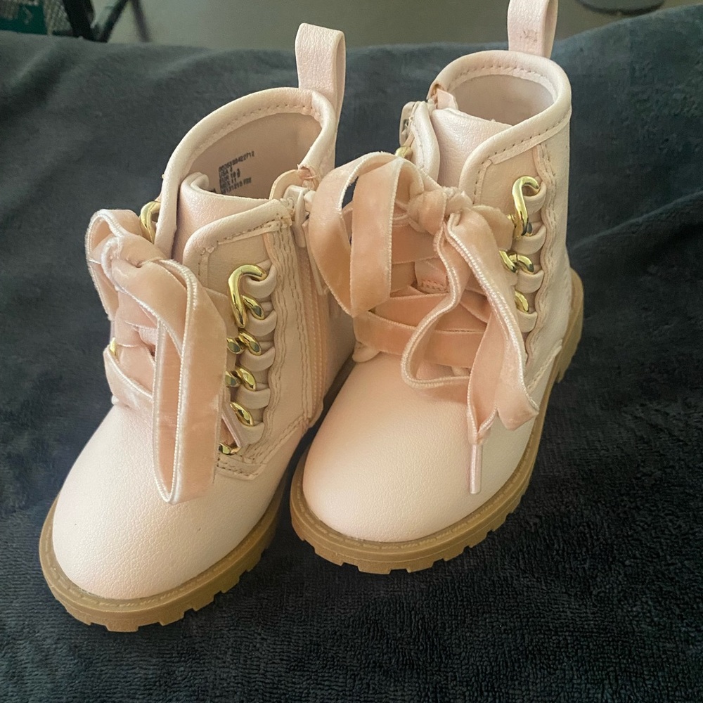 Pink boots
